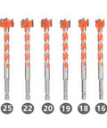 Top Shelf Forstner Bit Set Including Centering Hole Saw Cutter And Wood Drilling Tools For Smooth Plywood Projects with six precision bits.