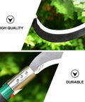 Close-up of Ergonomic Manual Weeder Garden Tool Set Lightweight Manganese Steel blade showing durability and high quality.