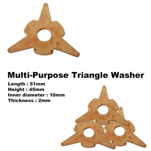 Car Dent Repair Pulling Pads Washer Kit For Auto Body, 100 Pcs Copper Plated Steel Washers with specs shown