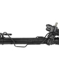 Remanufactured Hydraulic Power Rack And Pinion Steering Gear EPS Compatible side view, showcasing black metal construction and installation hardware.