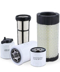 Maintenance Filter Kit For MT52 MT55 MT85 MT100 Mini Track Loader Direct Fit All In One Air Filter Oil Filter Hydraulic Filter Lube Filter Fuel Water Separator Change Kit Replaces 6687262 6687263 6677652 6671057 6667352