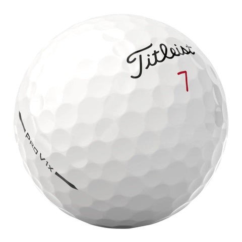 Pro V1X High Numbers Golf Balls For Max Distance And Higher Flight Featuring Dual Core Tech, close-up image with branding visible.