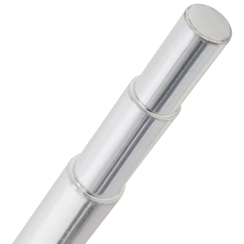 Close-up of heavy-duty metal shaft from Universal Gimbal Bearing Alignment And Install Kit For Boats Heavy Duty Engine Alignment Tool With Bearing Installer