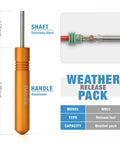 Weather Pack And Metri Pack Crimp Tool For AWG 24 14 Terminals And Seals Crimp In One Cycle With Locator And Removal Extraction Tool