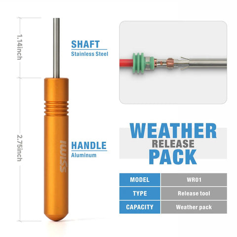Weather Pack And Metri Pack Crimp Tool For AWG 24 14 Terminals And Seals Crimp In One Cycle With Locator And Removal Extraction Tool