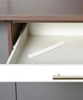 Super Heavy Duty White Plastic Drawer Slides Replacement Parts For Kitchen Cabinets And Dressers Smooth Quiet Glide Two Pack Rails For open white cabinet drawer