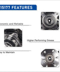 Front Wheel Hub Bearing Assembly For 2018 2019 Ford F-150 4WD With ABS Premium Replacement features and details