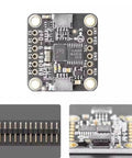 9 Axis IMU Module With 1000Hz Real Time Tracking For Robotics Control, I2C Or UART Interfaces, Pro Grade Low Power And High Performance Modes For Efficient, Lightning Fast Motion Sensing On Microcontroller Projects; black PCB with pin headers