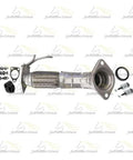 Direct-Fit Exhaust Front Pipe With Flex for Acura TSX 2009-2014 2.4L Stainless Steel 409, gaskets, bolt kit, hanger visible