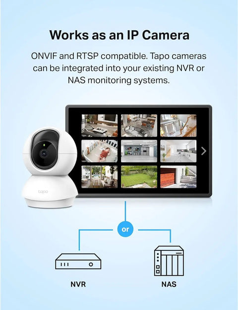 Pan Tilt Security Camera For Baby And Pets With 360 Degree View And 114 Degree Vertical Coverage 1080P HD Video Night Vision diagram
