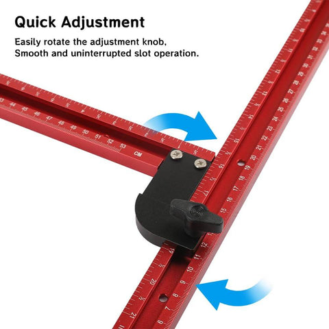 Juice Groove Router Jig For Cutting Boards With 23.6 By 23.6 Inch Working Area Adjustable Router Jigs And Templates shown in close-up