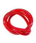Coiled Red Flexible Silicone Fuel Line Hose 0.2 Inch By 3.28 Feet Gas Line Tubing for Motorcycle Dirt Bike ATV