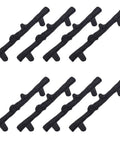8 Piece Black Tree Branch Cabinet Handles Set, Natural Twig Design Drawer Pulls With 3 Inch Center Hole, Zinc Alloy