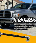 Heavy Duty Transfer Case Shift Linkage For 2003 Dodge Ram 2500 NV271 47RE Transmission, 6061T6 Aluminum With Nylon PTFE Bushings For Smooth Quiet Shifting And Long Lasting Performance, shown with Ram truck