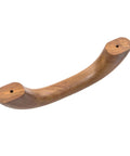 Premium Teak Handrail With Pre Drilled No Sweat Mounting For Tight Spaces Versatile Wall Grip providing solid safety support for bathrooms decks and outdoor porches real deal quality, smooth teak surface