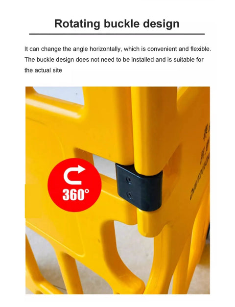 Rock Solid Safety Barricade Folding Security Gate Featuring High Visibility Temporary Pedestrian Fence Made For Crowd Control And Restricted Zones Using Heavy Duty Polyethylene For Zero Fuss Setup