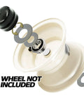 HD Switch Heavy Duty Front Wheel Hub Conversion Kit 4 Pack For 9040H Bushing To Bearing Upgrade assembly view