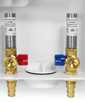 Washing Machine Outlet Box With 1/2 Inch Pex A Expansion Inlet And 3/4 Inch MHT Connection, Stainless Steel Water Hammer Arrestor