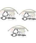 Carburetor Rebuild Kit Replacement For Mercury Mariner Outboard Motor Replaces 1395-8236354 Pack Of 3 laid out on a white surface