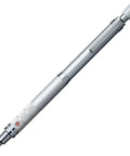 Kuru Toga Roulette Auto Lead Rotation 0.5mm Mechanical Pencil Silver Body with precise design and ergonomic grip