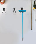 Tough As Nails Black Wall Hanger Hooks Built To Hang Coats Jackets Towels And Hats With Heavy Duty Screw In Brackets, displaying blue broom and tools.
