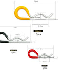 14pcs heavy-duty hitch pins and R-clips with rubber-coated grips in yellow/black/red; sizes M3x60, M3.5x75, M4x90 Amazon
