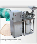 Spice And Herb Powder Grinding Crusher Machine With Dust Collector For Dry Spices Like Ginger Red Chili And Icing Sugar Heavy Duty Industrial Pulverizer