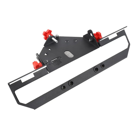 Premium 45 Degree Tile Chamfering Jig For 115 And 125 Angle Grinders showing adjustable metal guide for precise tile beveling.