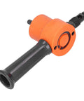 Beefy Pro Grade Double Head Nibbler 360 Degree Adjustable Heavy Duty Metal Drill Attachment with orange handle for cutting metal sheets