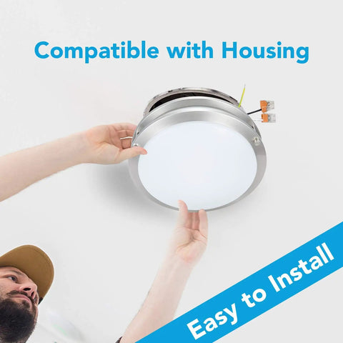 Motion Sensor LED Flush Mount Ceiling Light 12 Inch, 18W 3000K Warm White, Auto On Auto Off Round Indoor Outdoor Ceiling Lamp for Garage, Laundry, Porch, Hallway, 100W Equivalent, Energy Saving, Easy Install