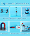Hands On Magnet And Electricity Science Kit For Kids And Students Kid Friendly STEM Set in magnetic levitation experiment display