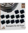 Replacement Rubber Feet For 6.8 Quart Air Fryer 12 Pack Premium Bumpers Tabs Tips And Stoppers product packaging and contents