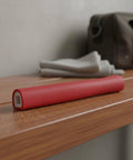 Red Fencing Handle Replacement Grip for Foil Epee Cutlass - Lightweight Ergonomic Design on wooden surface