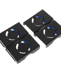 Heavy Duty Furniture Movers Set Includes 4 Heavy Duty Dollies made of durable plastic and iron for moving washing machines and wardrobes.