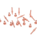 Top Quality Brass Plasma Cutting Torch Consumables Electrode And Nozzle Tips For SL60 SL100 Kit with multiple nozzle tips.