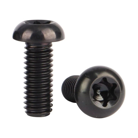 Titanium M6x10mm M6x15mm M6x20mm Torx T30 Socket Cap Screws Black Pack Of 6 6AL4V Grade 5 Titanium Alloy With 1.0mm Thread Pitch