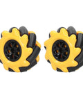 60mm smart robot car mecanum wheels pair for omni-directional movement