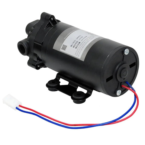 Kick Your Home Water Up A Notch With This Heavy Duty 400 Gpd Self Priming Ro Booster Pump unit from side view with wiring.
