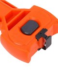 Close-up of the Ace The Install With This Game Changer Door Lock Jig Featuring Reversible Square And Round Blades Plus A Heavy Duty Top Chisel.