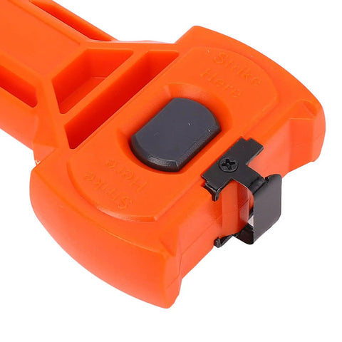 Close-up of the Ace The Install With This Game Changer Door Lock Jig Featuring Reversible Square And Round Blades Plus A Heavy Duty Top Chisel.