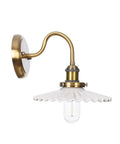 Nordic Ceramic Gold Wall Sconce With On Off Switch Reading Light Fixture for Living Room and Bedroom with ceramic shade and bulb