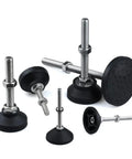 Beefy Adjustable Lathe Leg Set 40mm Diameter Threaded Leveling Feet with Swivel Base and Articulating Legs For M5 M6 M8 M10 M12 4 Pack Built Tough Rock Solid Machine Tool Support