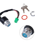 Motorcycle Ignition Key Lock Set For 12V Switches And 6 Wire Systems Dirt Bike Ignition Coil Lock Kit Replaces Faulty Ignition Switch Quick Install