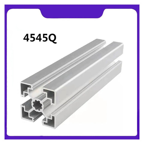Aluminum Profile 10mm Slot For DIY 3D Printer And CNC Builds, 4545Q 1.5mm Wall Thickness, lengths visible