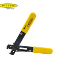 101 S Adjustable Wire Stripper For Electricians And Tech Pros, yellow grips, precision cutting tool on white background