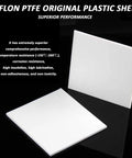 White PTFE Teflon Sheet 300 By 300 Mm Industrial Grade Engineering Plastic, 0.5 To 30 Mm Thick, chemical resistant plate