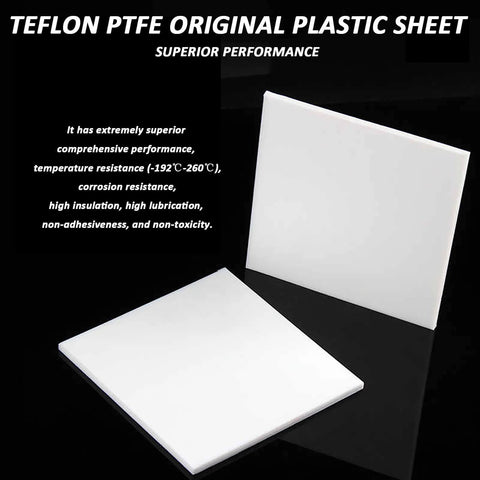 White PTFE Teflon Sheet 300 By 300 Mm Industrial Grade Engineering Plastic, 0.5 To 30 Mm Thick, chemical resistant plate