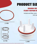 Vent Float Repair Kit For Watts 1 Inch 800QT Backflow Valve And 1 Inch Pressure Vacuum Breaker Replacement Parts 800M4 Model