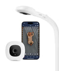 Next Level Smart Baby Video Monitor With Big Time Sleep Tracking And Rock Solid Night Vision 1080P Hd Wi Fi Camera and stand