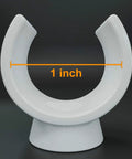 1 Inch PEX Pipe Support Hangers Set Of 130 U Hook PVC Clamp showing size measurement